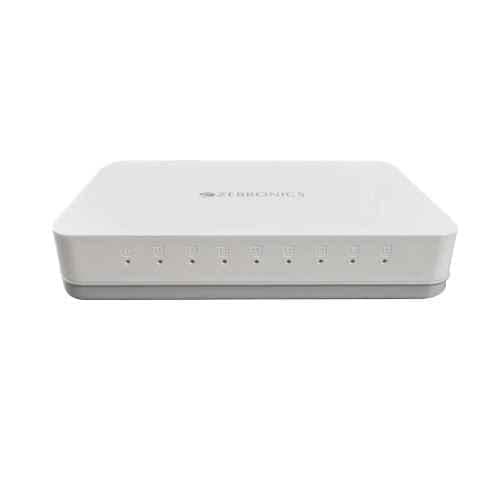 Zebronics 8 Ports 10/100/1000Mbps Ethernet Switch, ZEB-ETS8G