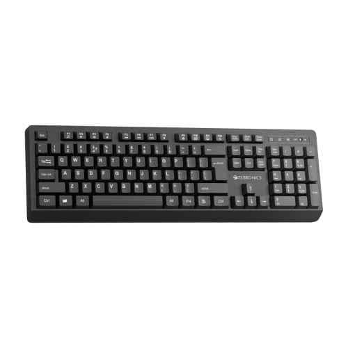 Zebronics Companion 116-K 104 Key Black Wireless Keyboard with 12 Multimedia Keys
