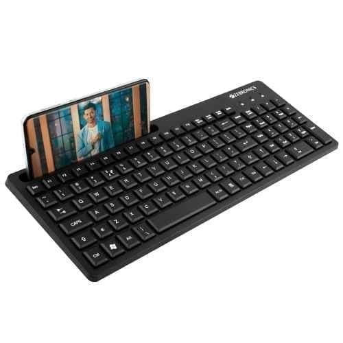 Zebronics K36 106Key Black Wired USB Keyboard with 1.2m Cable