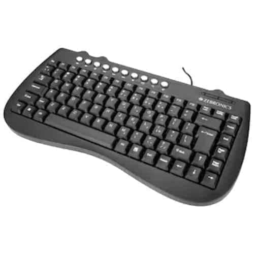 Zebronics ZEB-K03 Mini Black USB Wired Multimedia Keyboard (Pack of 2)