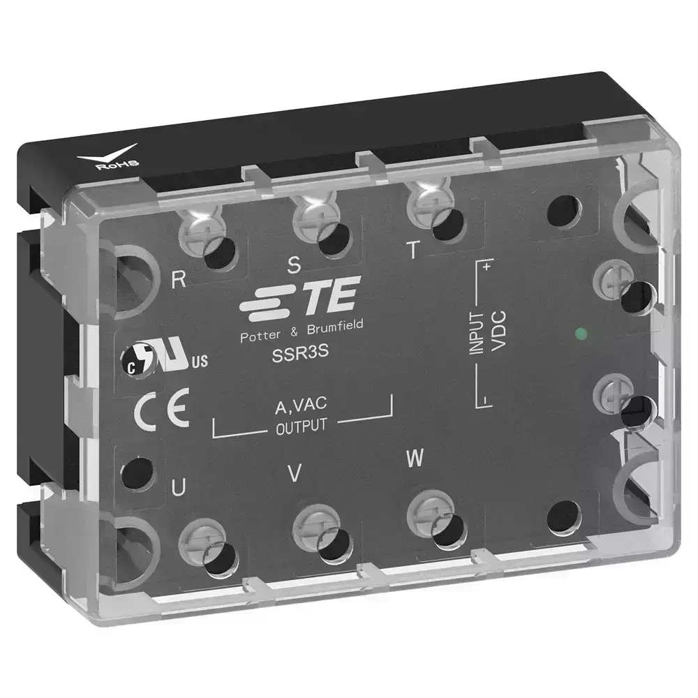 POTTER&BRUMFIELD - TE CONNECTIVITY Solid State Relay, Spst, 75A, 48V-480V, Ssr3S-480D75.